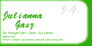 julianna gasz business card